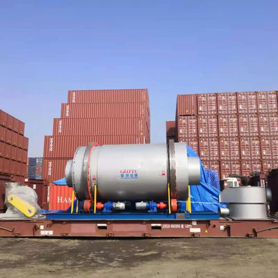 Máquina de secagem de areia para mineração de energia Secador de tambor rotativo de três cilindros para secagem