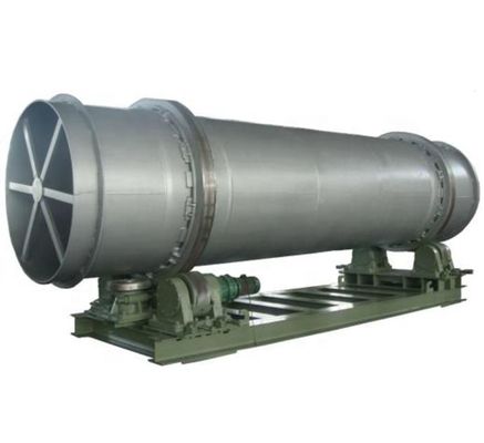 Máquina de secagem de tambor rotativo com baixo consumo de combustível com homologação CE para secagem de areia inferior a 20-40 mm SUS304L