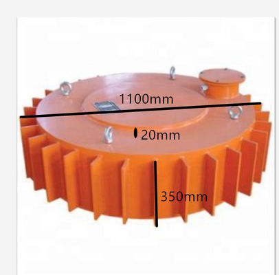 N52 Magnet Type Disc Suspend Dry Conveyor Belt Separador Eletromagnético de Ferro Mineral