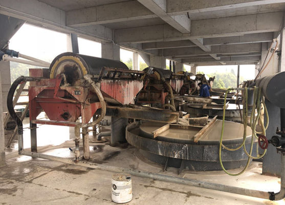 Máquina de separação magnética de minério de minério CTB de alta capacidade para inspecção de saída por vídeo