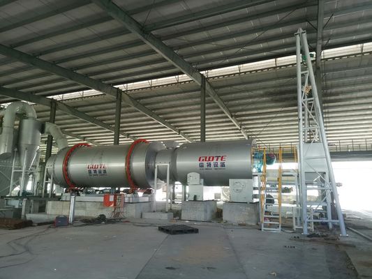 Sob a orientação do engenheiro SS304 Secador rotativo de areia industrial para secar areia de sílica