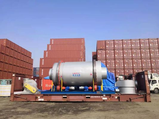 Vídeo de saída-inspecção fornecido 50-100kw rotativo secador de areia para areia do rio