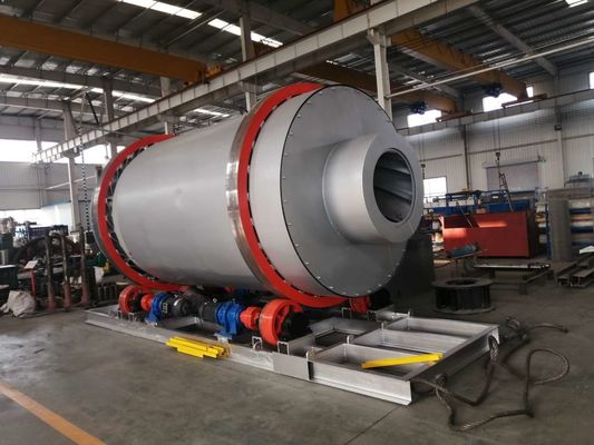 Secador de tambor rotativo de três cilindros para equipamento mineral Dimensão L*W*H modelo diferente