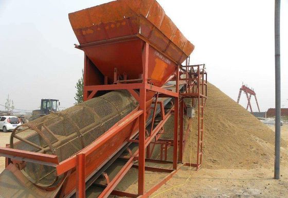 Máquina de peneiramento por tambor de tipo rolante de aço inoxidável para peneiramento de separação de 2200 kg