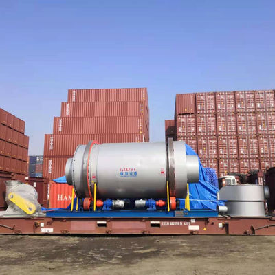 1% de humidade de saída Máquina de secagem de areia industrial de três cilindros para processamento de minas