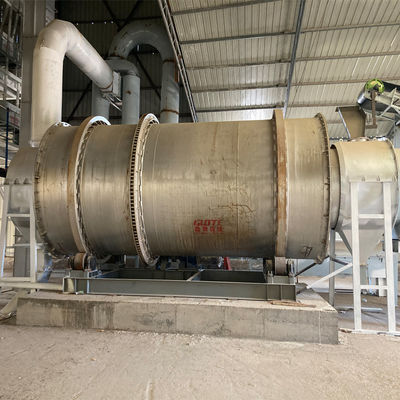 Secador rotativo de barril de areia de sílica mineral de alta temperatura para processamento de mineração