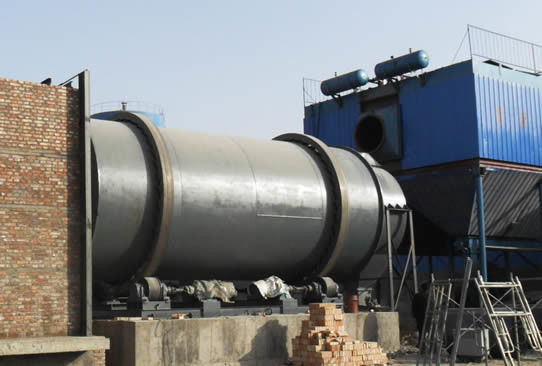 Secador rotativo de barril de areia de sílica mineral de alta temperatura para processamento de mineração