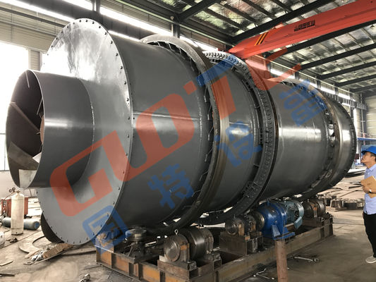 Secador rotativo de barril de areia de sílica mineral de alta temperatura para processamento de mineração