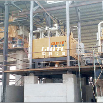 Máquina de separação de ferro eletromagnético úmido de alta rigidez para purificação magnética