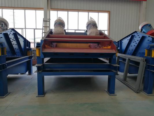 Máquina de remoção de água de tela linear vibratória