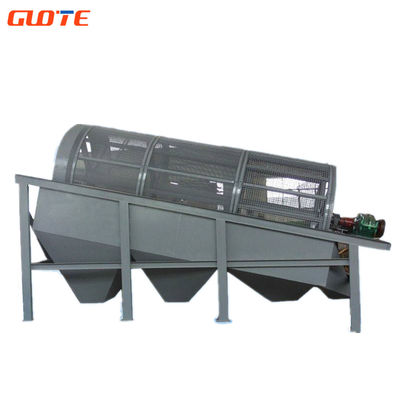 Equipamento de ecrã de vibração giratório de tambor de aço inoxidável com capacidade de 50-600 t/h