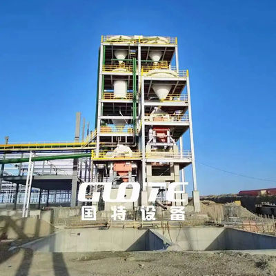 Instalação de processamento de areia de sílica de 100TPH para máquina de fracturação de petróleo na mineração de energia