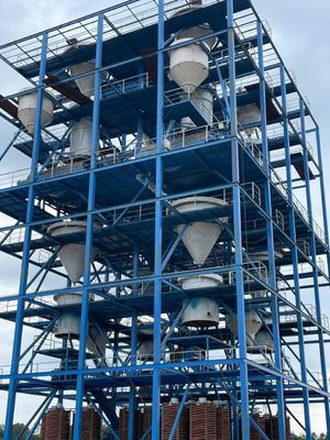 Instalação de processamento de areia de sílica de 100TPH para máquina de fracturação de petróleo na mineração de energia