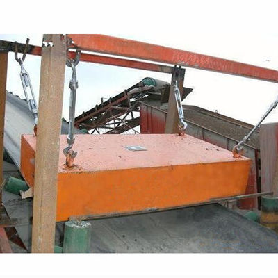 Capacidade de 0,1-35 kg/t/h Separador de Ferro Magnético Permanente de Alta Rigididade para Cinturão Transportador