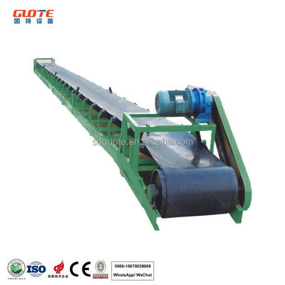 Cinturão transportador de triturador de pedra com 1 e material de estrutura de aço inoxidável de aço carbono