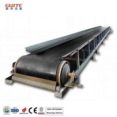 Cinturão transportador de triturador de pedra com 1 e material de estrutura de aço inoxidável de aço carbono