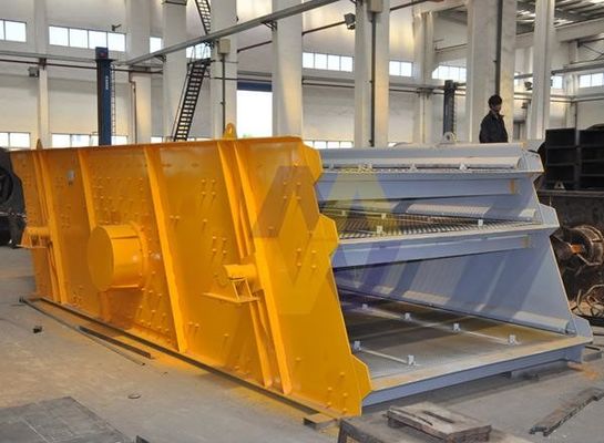Exibição vibratória confiável de areia fina para triturador Dimensão de areia L*W*H 4800 KG