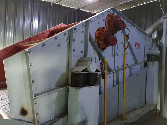 Máquina de triagem de sal seco vibratório com tela vibratória linear e motor de vibração