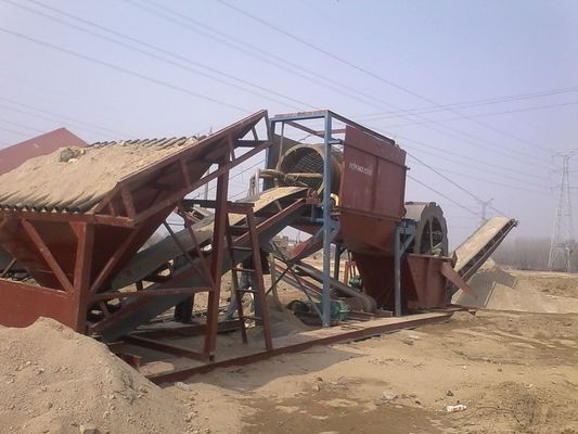 Máquina de classificação industrial de areia de solo tambor rolante tambor de tela com limpeza automática