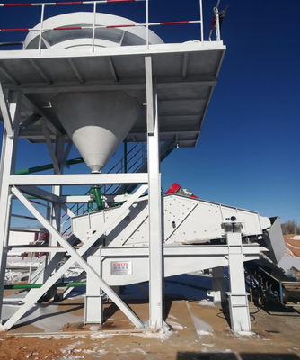 Motor AC 100m3 por hora Estação de filtragem e lavagem de areia com componentes de núcleo de rolamentos