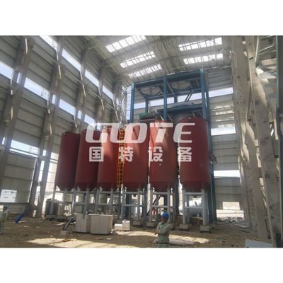 Máquina de lavagem de areia de sílica para remover o material de aço inoxidável