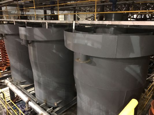 Tamanho do material -5 mm Não há problema com o nosso separador de minas Hidrociclo Separador de lama