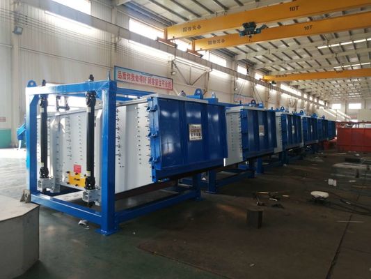 180-260r/min Frequência de vibração da tela para máquina de peneira de areia de quartzo no mercado indiano