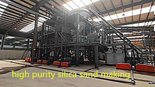 Equipamento de processamento de areia de sílica e classificador de areia para produção de areia de vidro flutuante