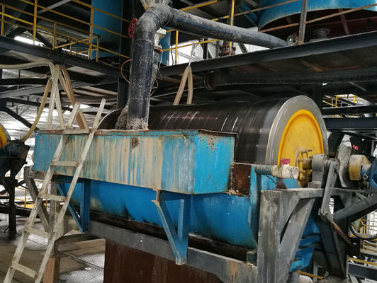 Máquinas de mineração Ouro preto Manganês Ferro Minério de cobre Tipo molhado Tambor Separador magnético 350 KG