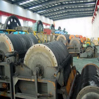 Magnético permanente e design úmido 350 KG separador magnético de tambor úmido para separação de ferro