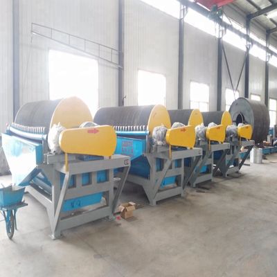 Magnético permanente e design úmido 350 KG separador magnético de tambor úmido para separação de ferro