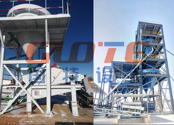 Máquina de fabricação de areia de sílica húmida separada para fabricação de areia de Frac/ argila expandida