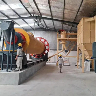 Instalação e manutenção fáceis de moinho de bolas de areia de quartzo de laboratório com comprimento de 5-12m
