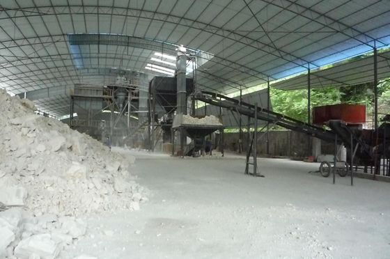 1200X2400 Moinho de bolas de calcário com revestimento de aço de alto cromo e componentes de núcleo PLC