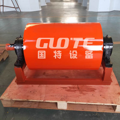 1200-5000 Gauss Seco Rotativo Permanente Magnético Separador Tambor Polia para transportador de correia