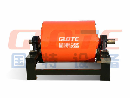 1200-5000 Gauss Seco Rotativo Permanente Magnético Separador Tambor Polia para transportador de correia