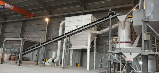 Instalação de moagem de pó de sílica controlada por PLC para componentes e materiais essenciais