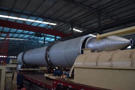 SUS304L Secador rotativo de areia de sílica 3 tambor para longa vida útil na indústria de mineração de energia
