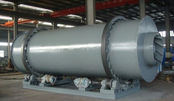 SUS304L Secador rotativo de areia de sílica 3 tambor para longa vida útil na indústria de mineração de energia