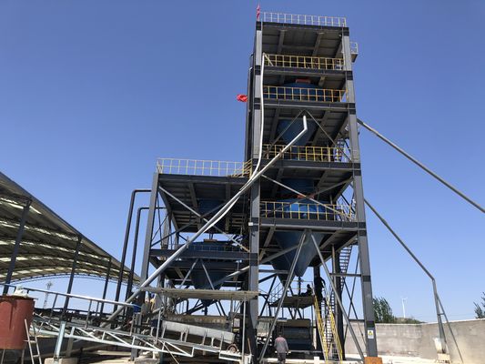 Instalação de processamento de areia de sílica de grau de vidro com triturador de cone ISO CE