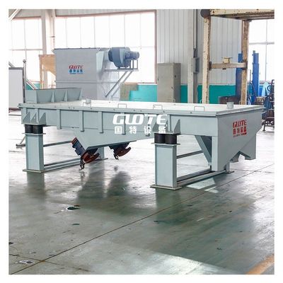 Máquina de vibração de areia de peneira de tela giratória linear a motor