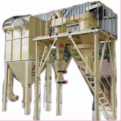 Máquina de classificação e separação vertical de minério em pó de micrômetro para minerais não metálicos