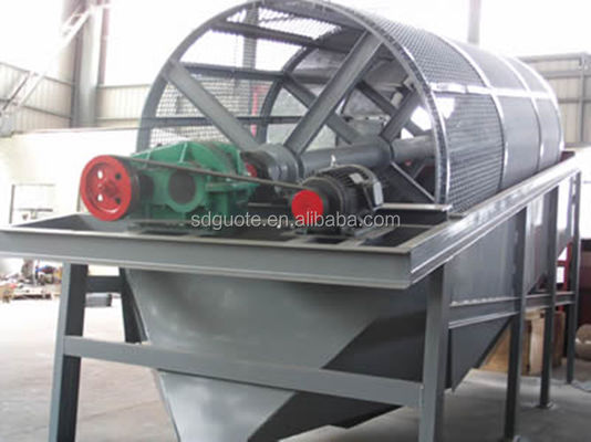Mineração de energia Alta eficiência de filtragem Mineral Trommel Screen Para areia de sílica Minerais Solo cerâmico