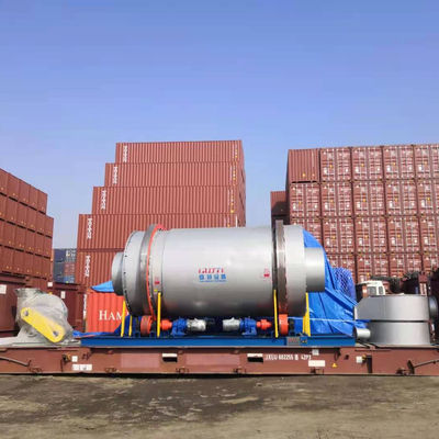 Máquina de secagem de tambor rotativo com capacidade de evaporação de 5 kg/h e suporte técnico por vídeo