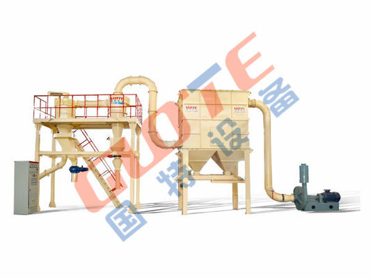 Separador de espirais 325 Malha de pó seco 2-150 Micron Classificador de ar para classificação vertical