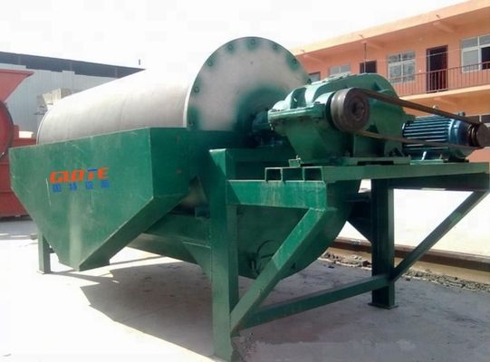 Separador magnético de tambor úmido de alta intensidade para o processo de mineração de minerais magneticamente fracos