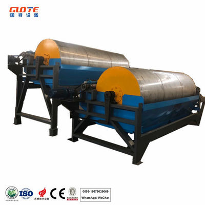 Separador de tambor de mineração de ouro de 350 kg Separador magnético para processamento de minério úmido 1.1kw