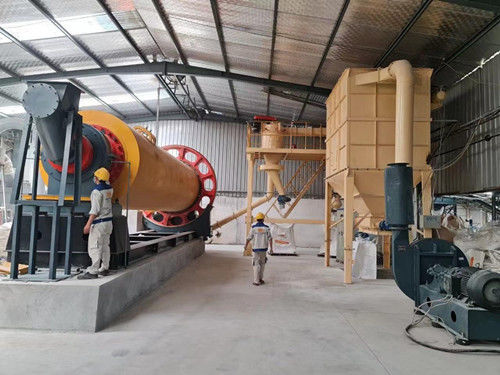 325-1250 Molino de esferas de fabricação de pó de quartzo de malha com capacidade de 1-50T/H e controle PLC