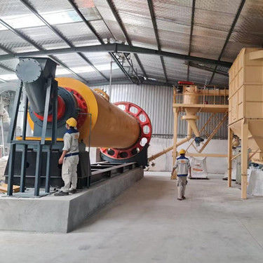 710-1500 r/min Blower Rotating Speed Stone Grinding Crushing Ball Mill com alta pureza