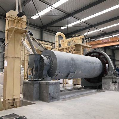 710-1500 r/min Blower Rotating Speed Stone Grinding Crushing Ball Mill com alta pureza
